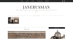 Desktop Screenshot of janerussian.com