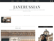 Tablet Screenshot of janerussian.com